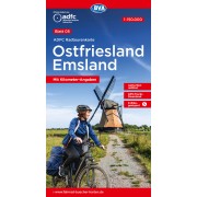 5 Cykelkarta Tyskland Ostfriesland-Emsland 1:150.000